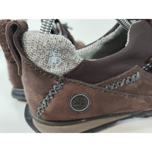 Timberland x Smartwool Power Lounger Slip On Suede Shoes Women's 8M Dark Brown - Picture 7 of 10